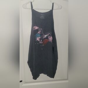 Torrid Gray Pink Relaxed Sleeveless Tank Top